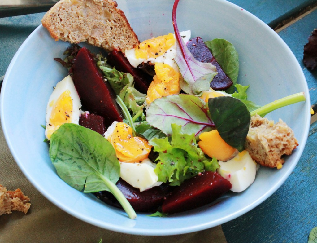 Roasted Beetroot and Egg Salad