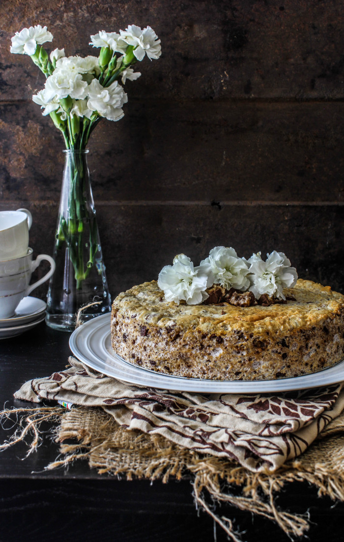 flourless snickers torte