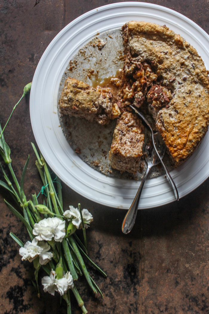 flourless snickers torte