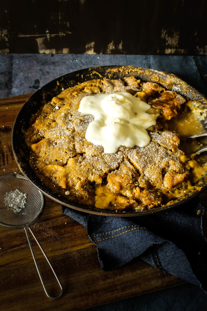 caramel toffee apple self saucing pudding