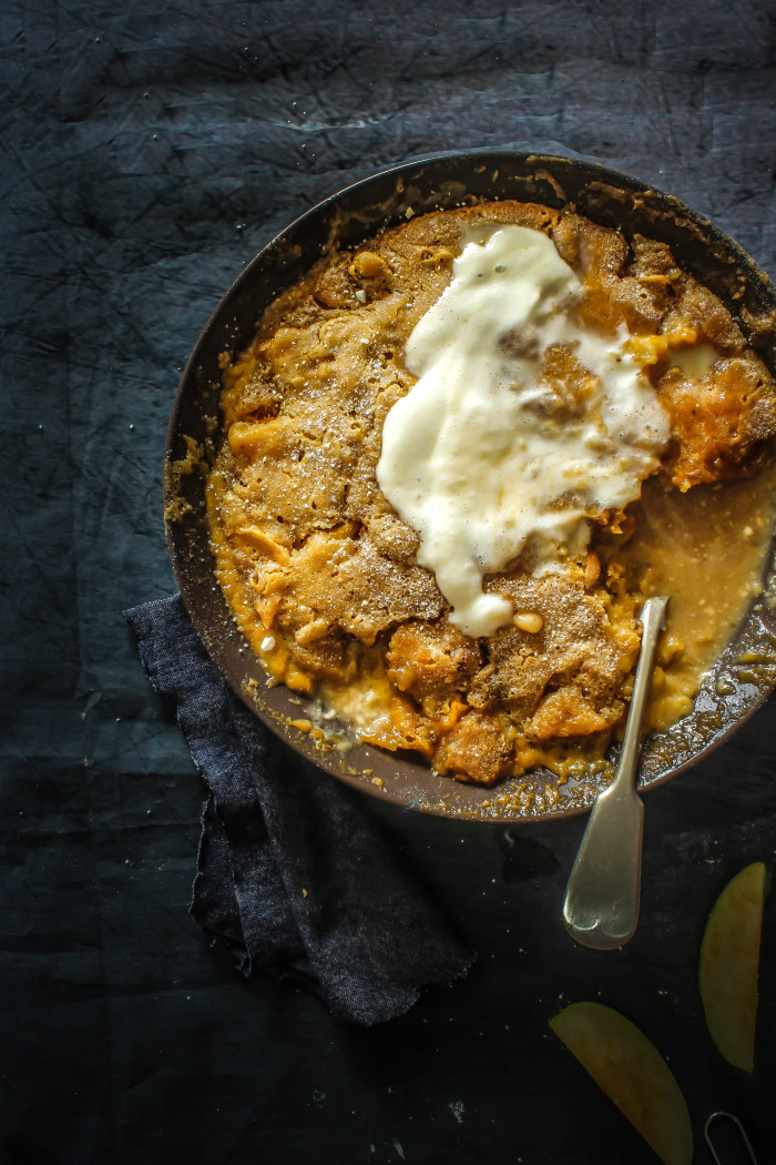 caramel toffee apple self saucing pudding