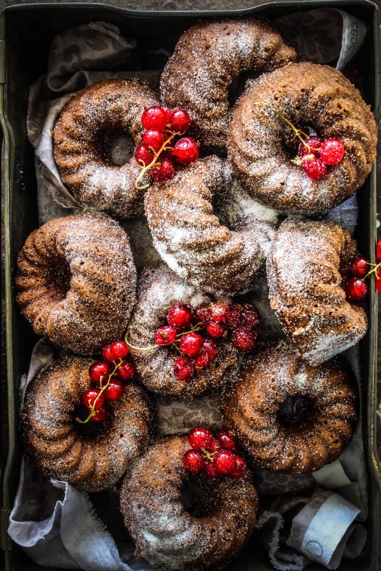 chocolate and coconut friands