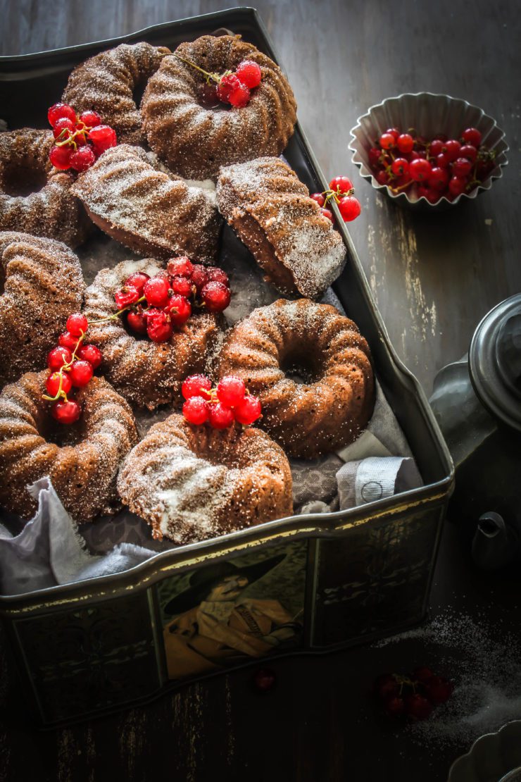 chocolate and coconut friands