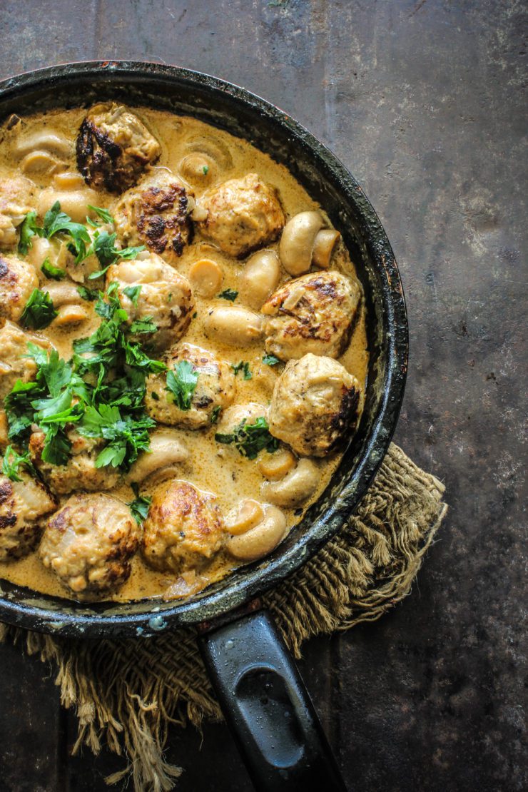 chicken-meatball-stroganoff