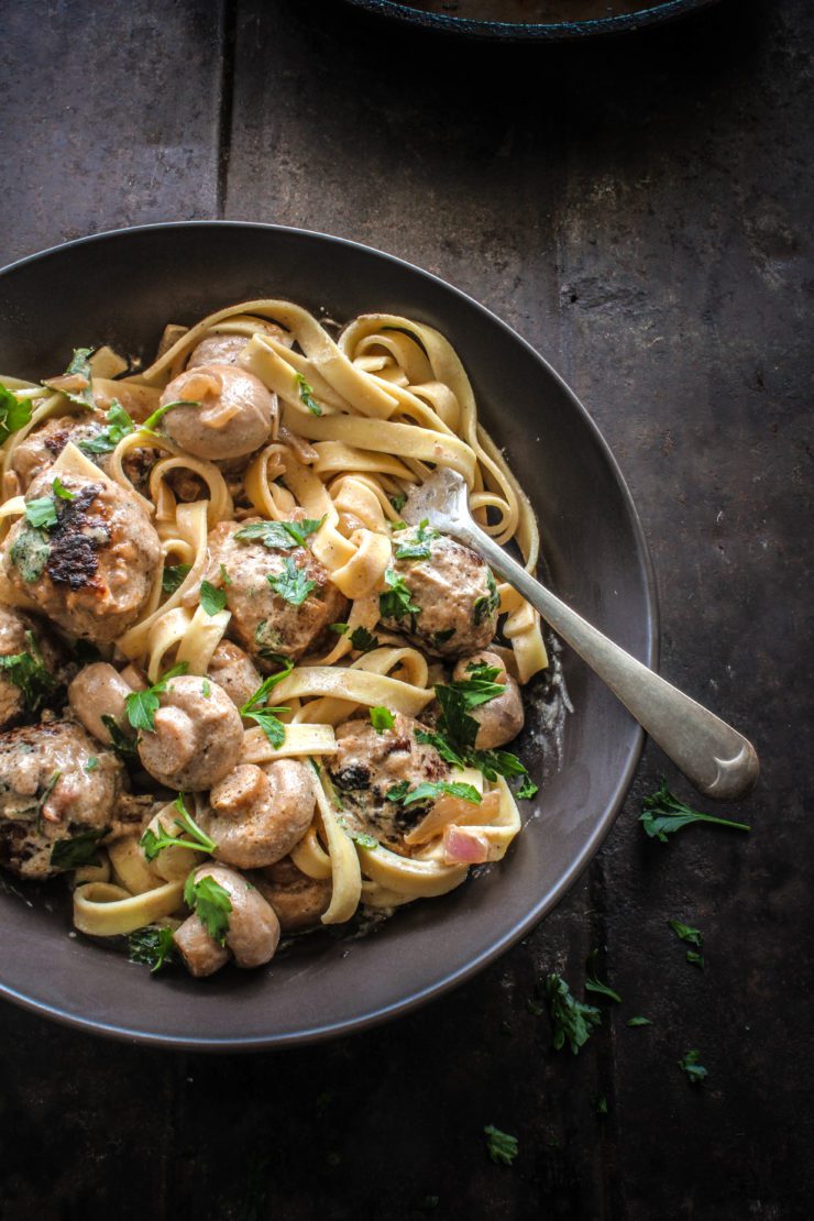 chicken-meatball-stroganoff