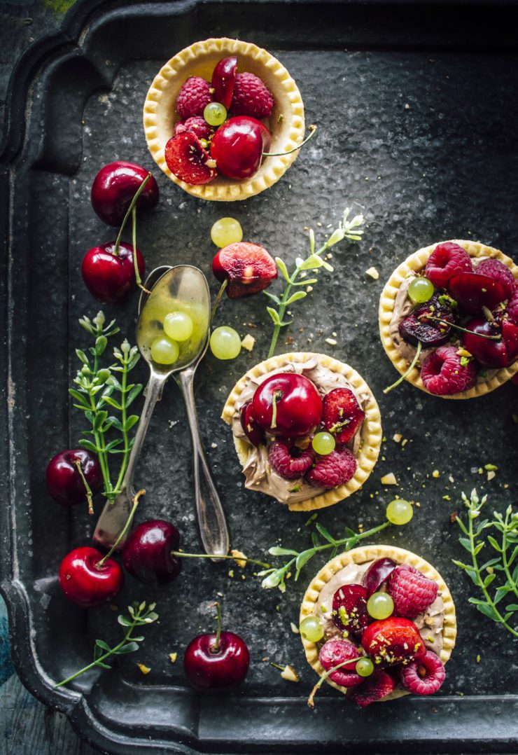 Chocolate Cream Tartlets