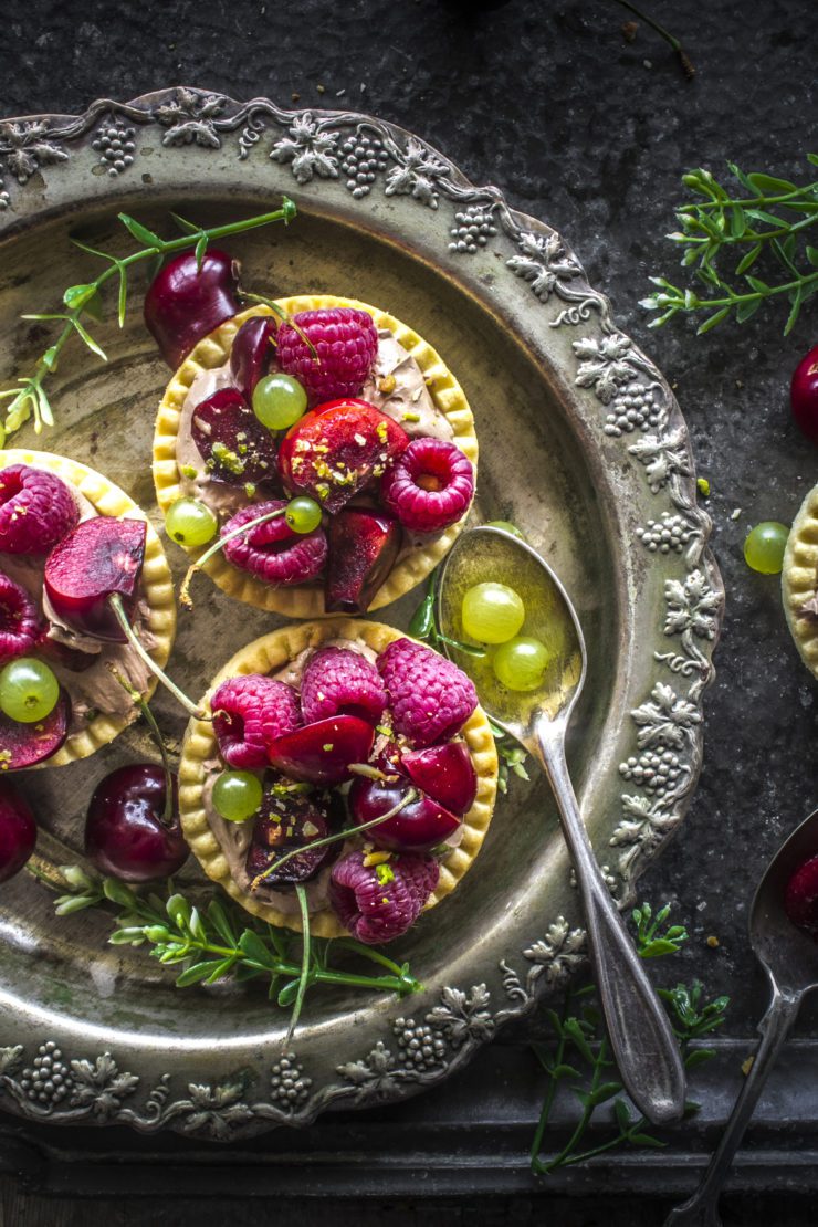 Chocolate Cream Tartlets