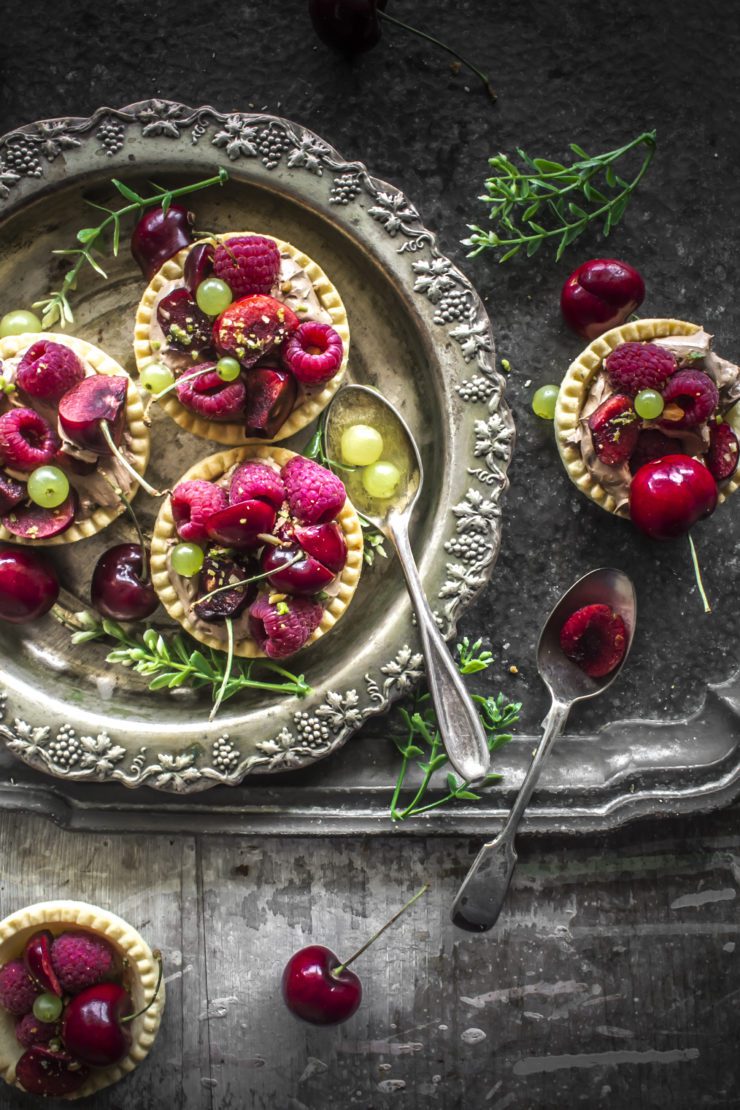 Chocolate Cream Tartlets