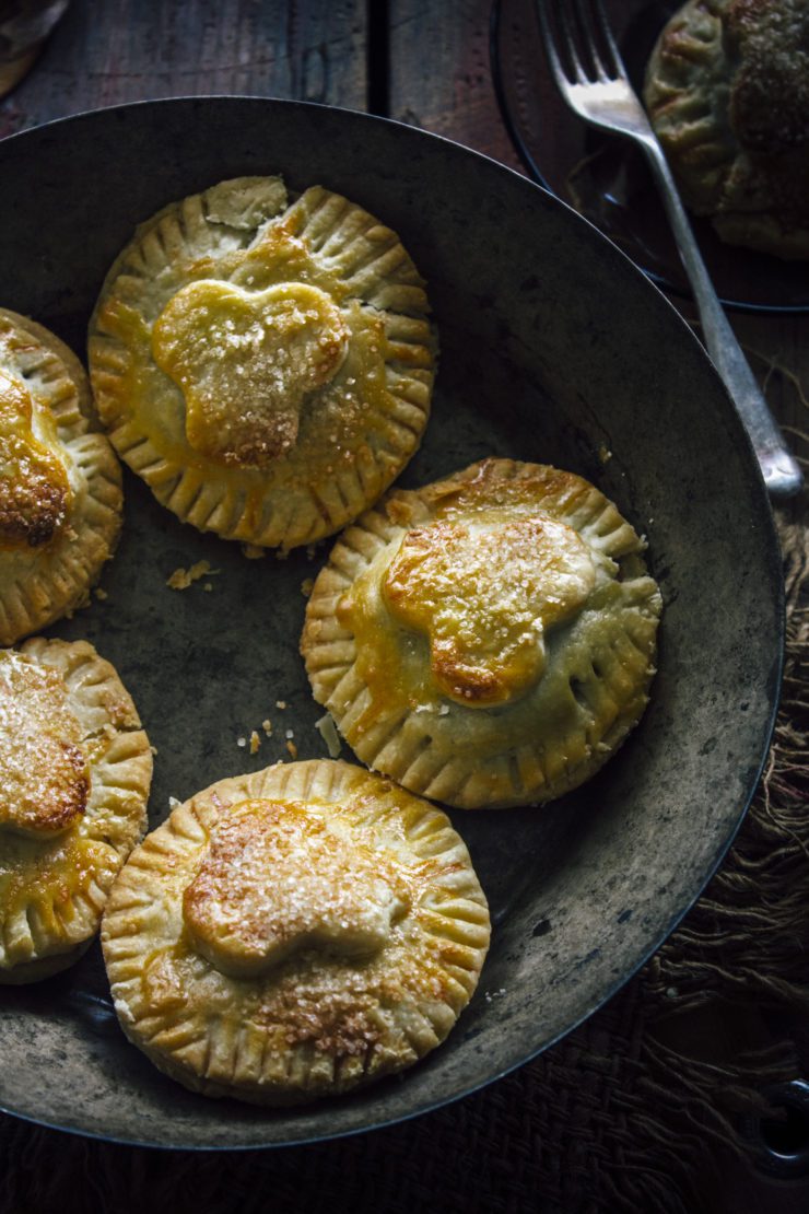 strawberry and apple hand pies