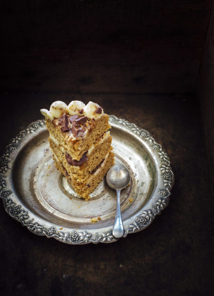 pumpkin cake with cream cheese frosting