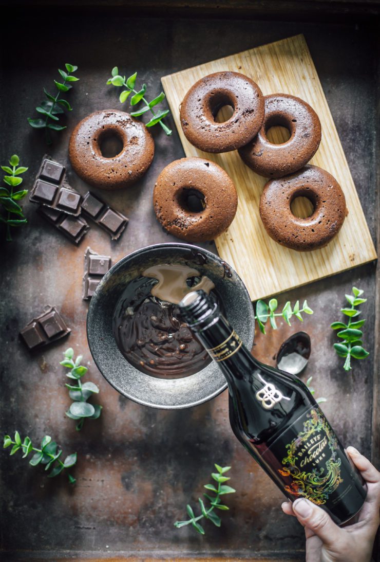 Baileys chocolate doughnuts