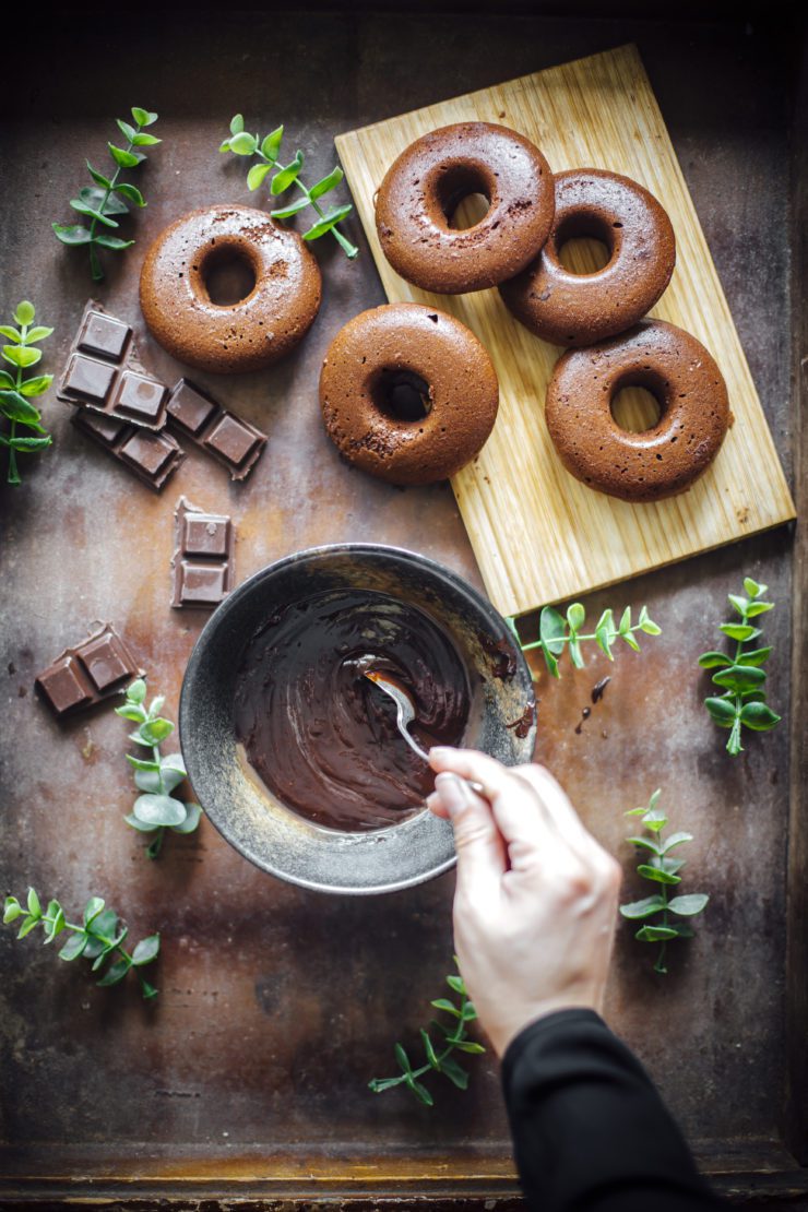 Baileys chocolate doughnuts