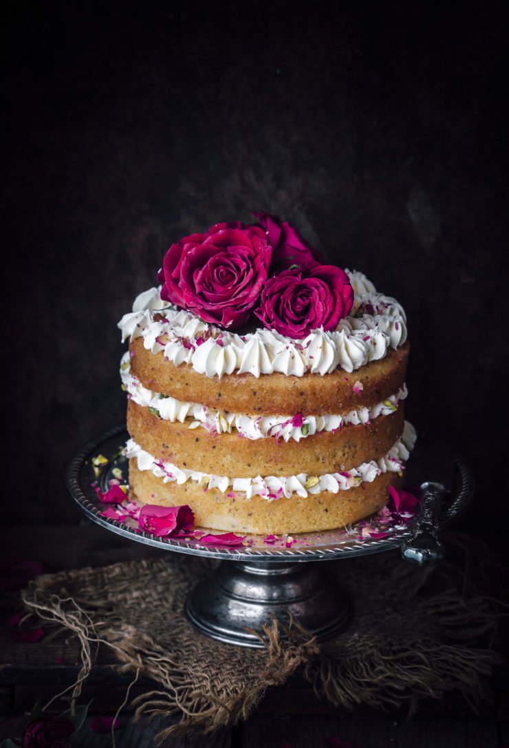 honey and poppy seed cake