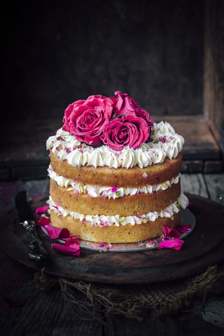 honey and poppy seed cake