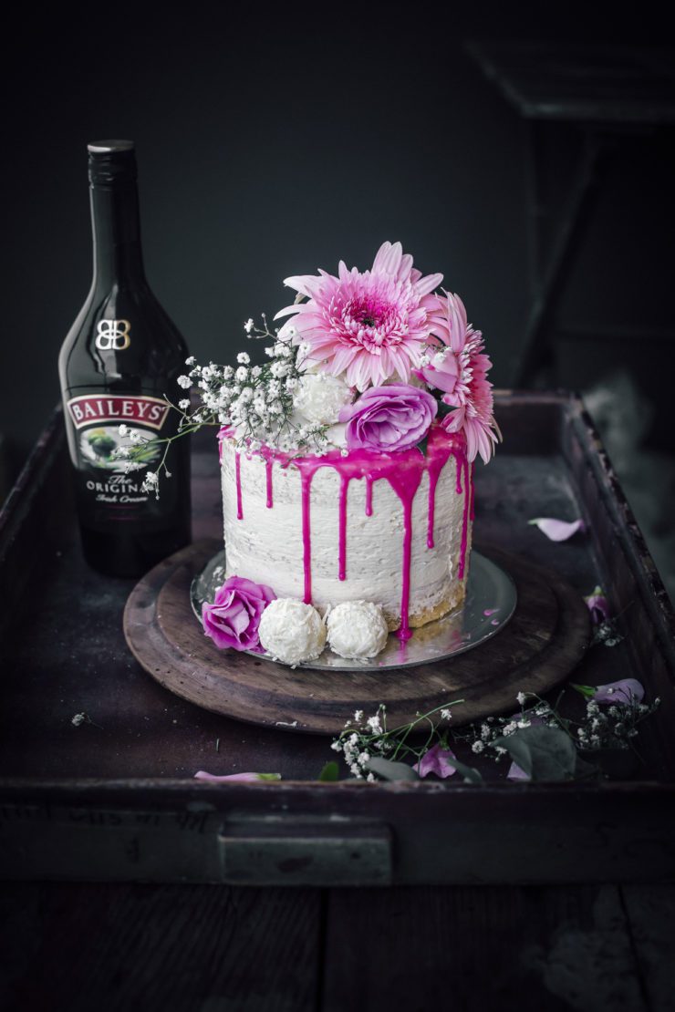 Hazelnut cake with Baileys buttercream