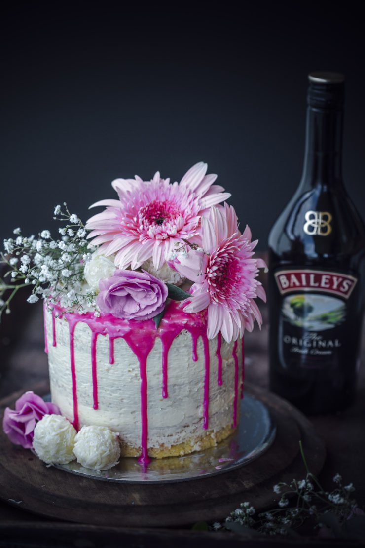 Hazelnut cake with Baileys buttercream