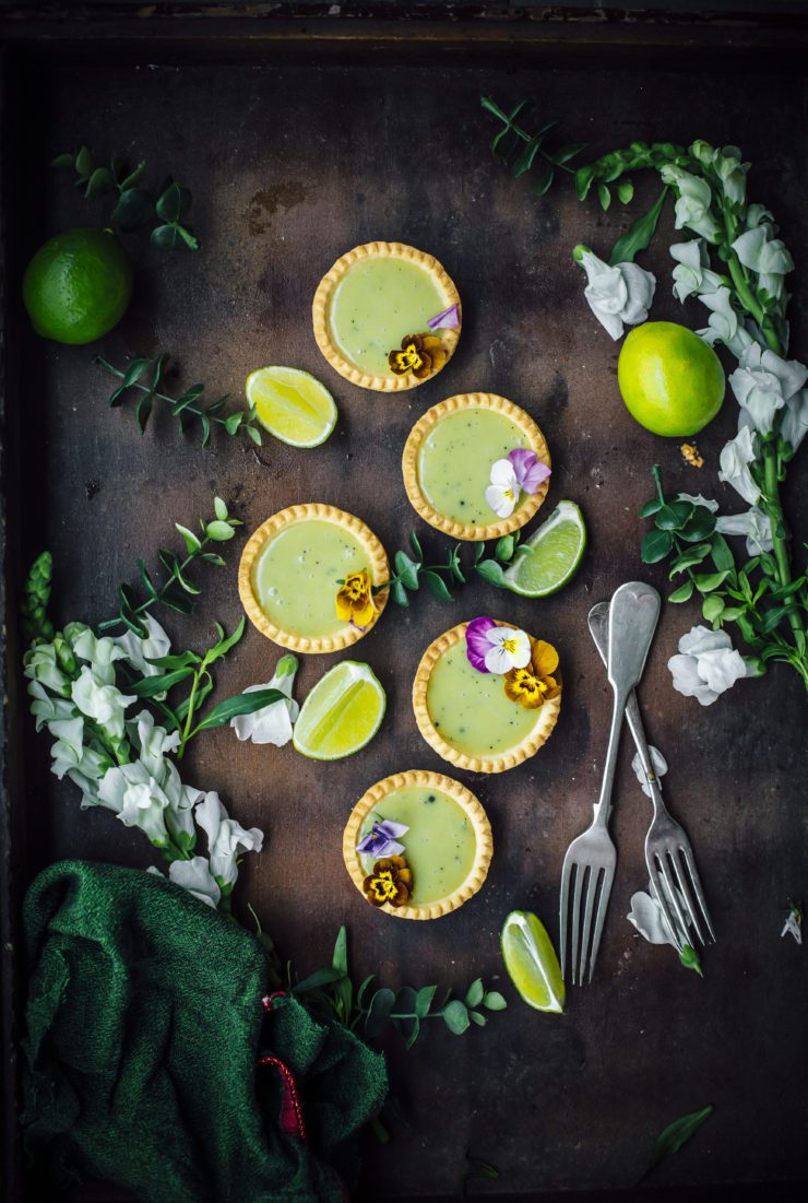 Matcha Lime Tartlets