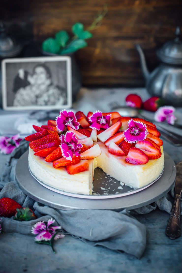 Baked Cardamom Ricotta Cheesecake with Western Union for Mother?s Day