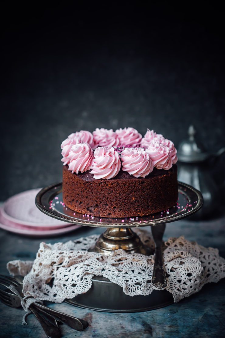 beet and chocolate cake