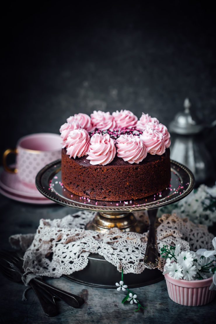 beet and chocolate cake