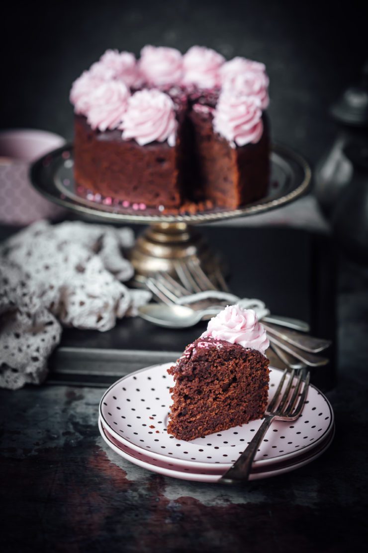 beet and chocolate cake