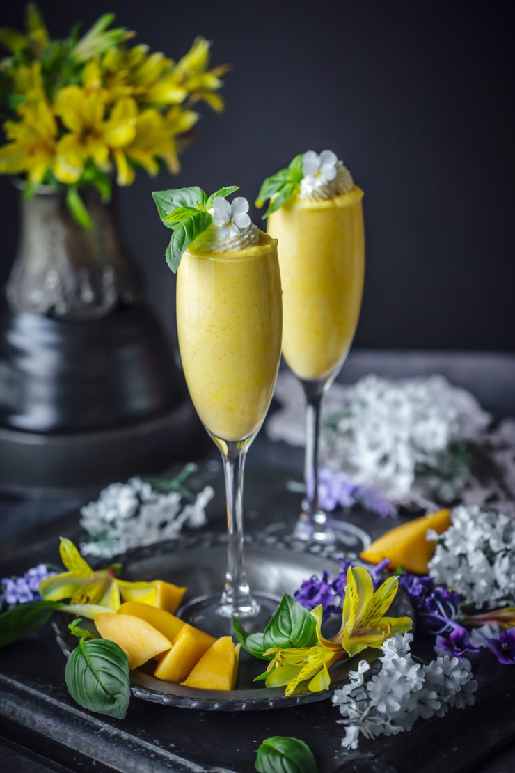 eggless mango mousse