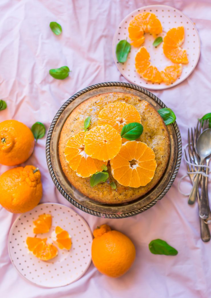 Mandarin and Hazelnut Cake