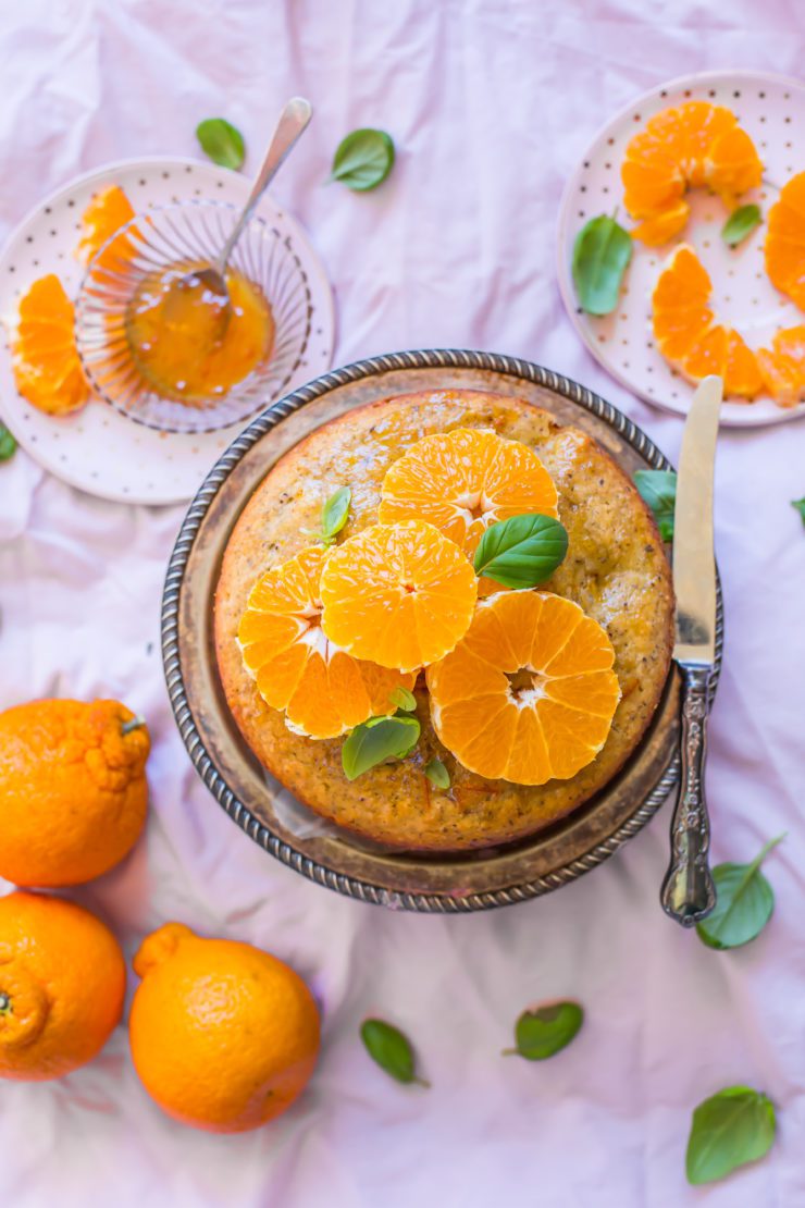 Mandarin and Hazelnut Cake
