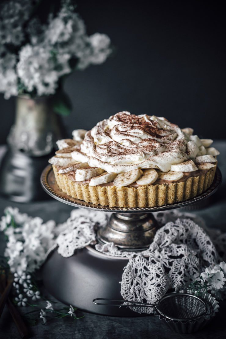banoffee pie with nutella mousse