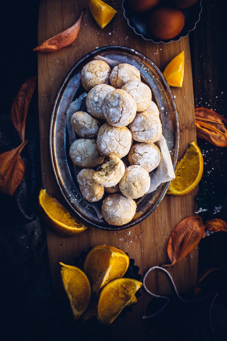 Orange Amaretti Cookies