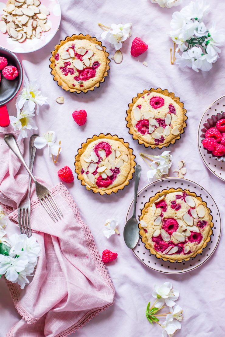 raspberry frangipane tart