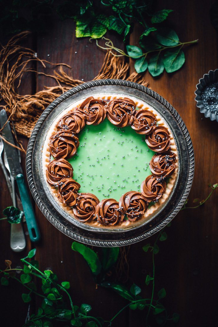 Peppermint and Chocolate Tart