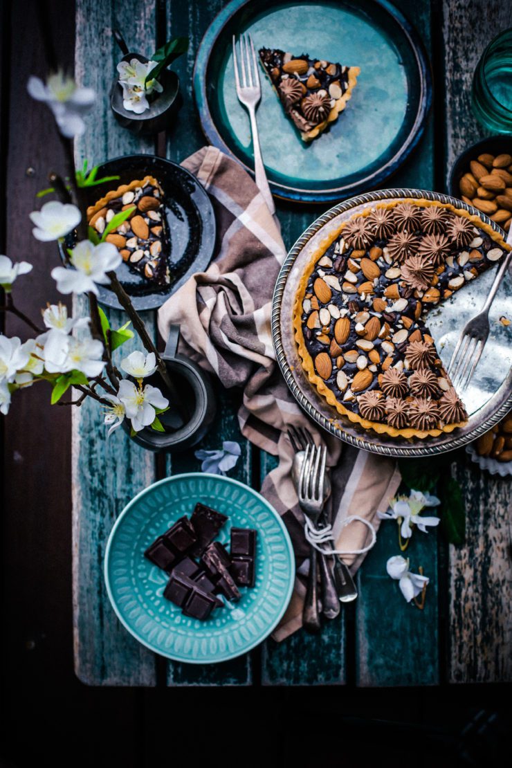 Chocolate and Almond Tart