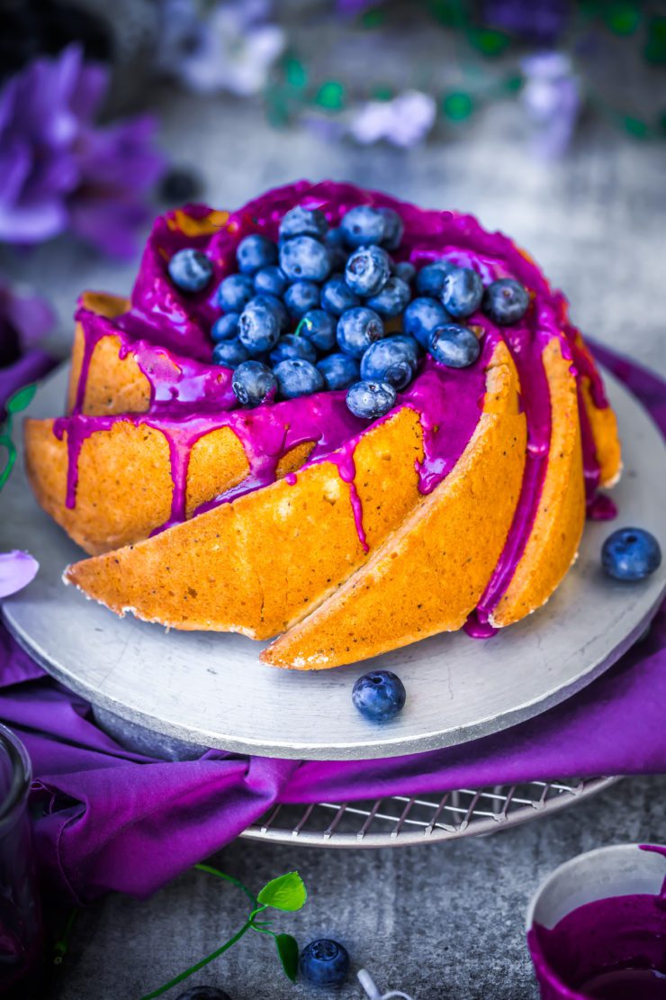 Lemon Poppyseed and Blueberry Cake