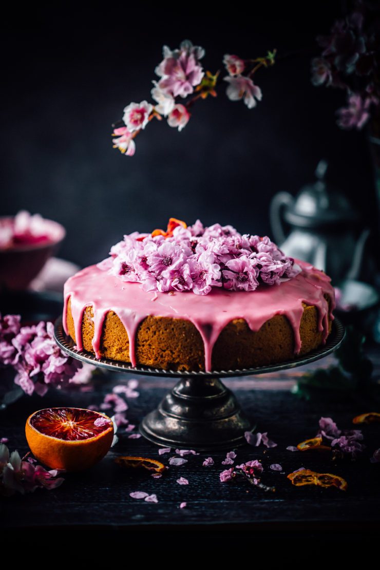 Blood Orange Oilve Oil Cake