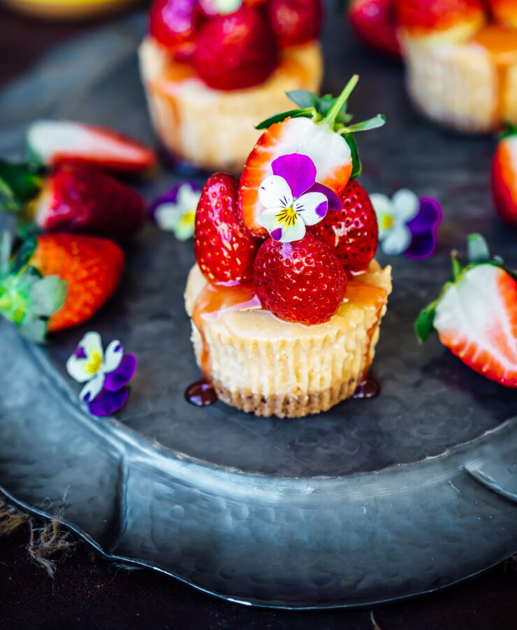 Peanut butter mini cheesecake