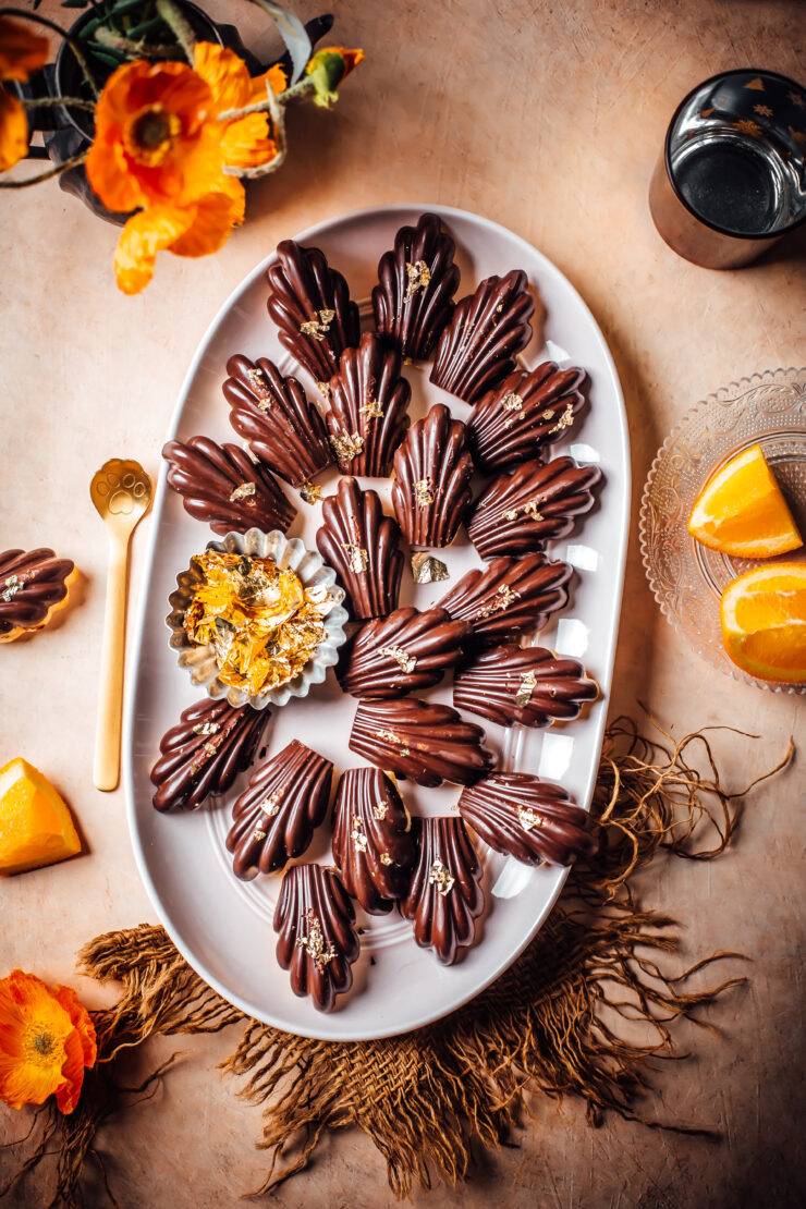 Chocolate and Orange Madeleines