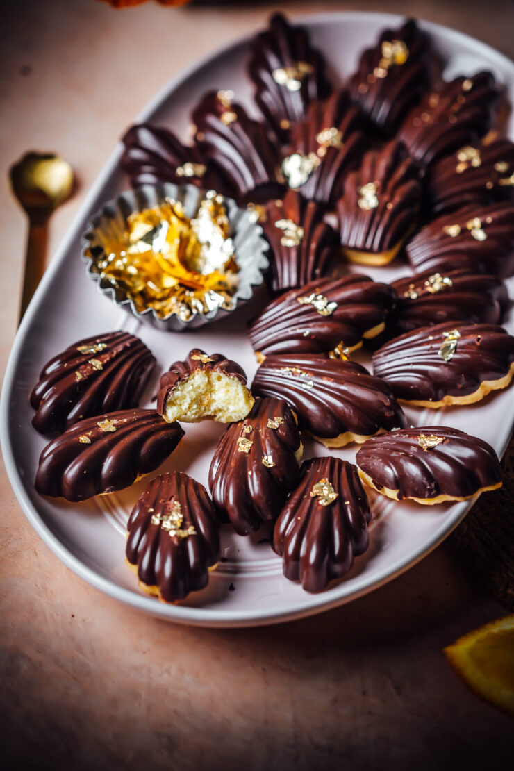 Chocolate and Orange Madeleines