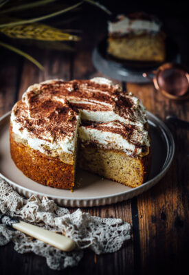 Banana Tiramisu Cake